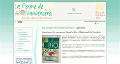 Desktop Screenshot of ferme-de-vauvenieres.fr